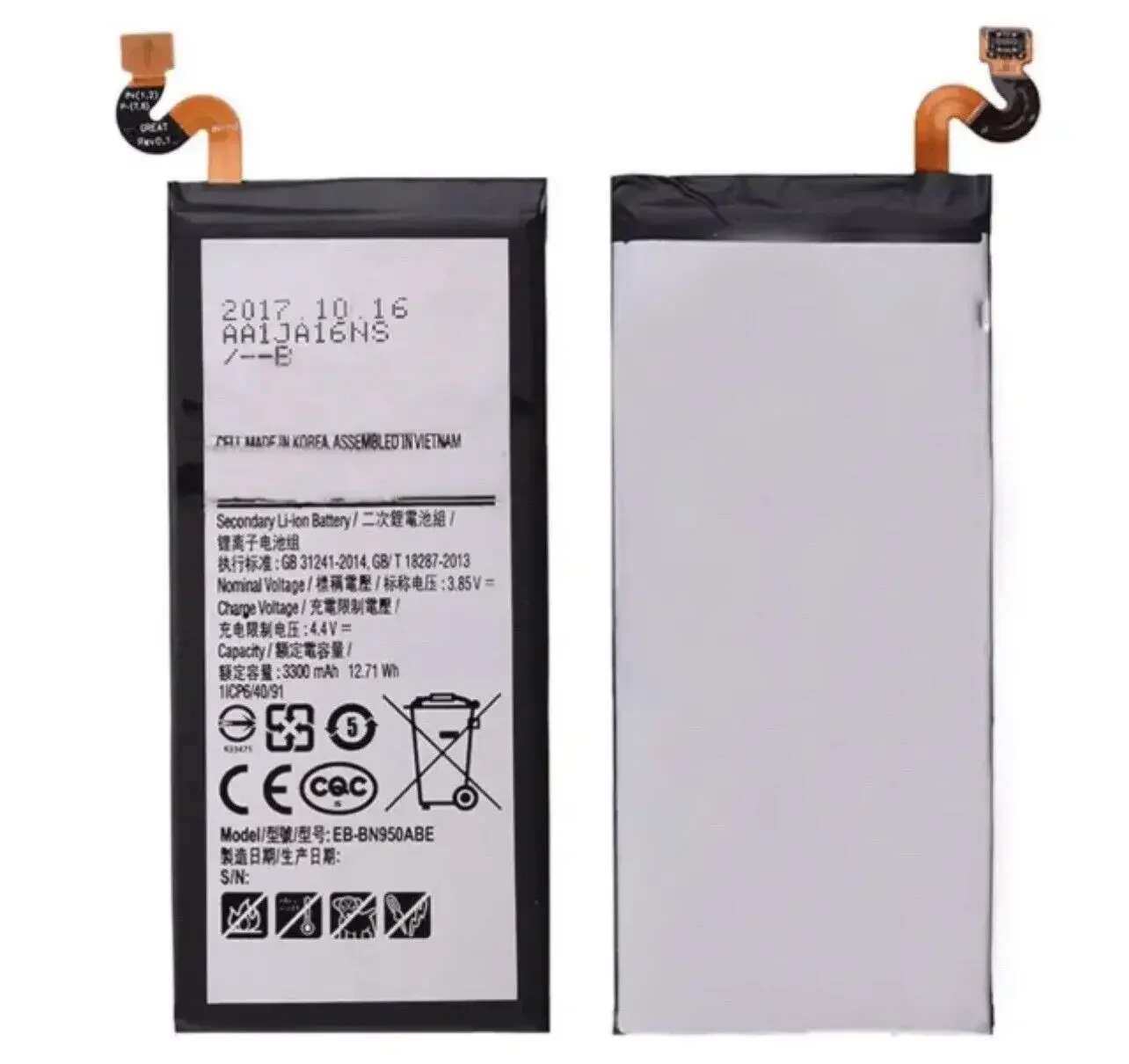 Battery Replacement For Samsung Galaxy Note 5 8 9 10 plus 20  20 Ultra