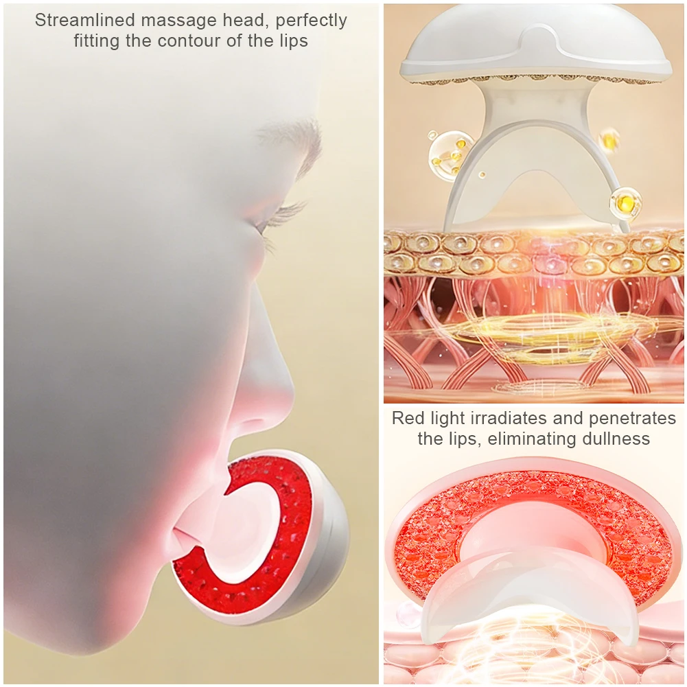 Picture 3: Rechargeable LED Heating Lip Protector Infrared Electric Lip Enlargement Naturally Sexy Bigger Plump Lip Tools