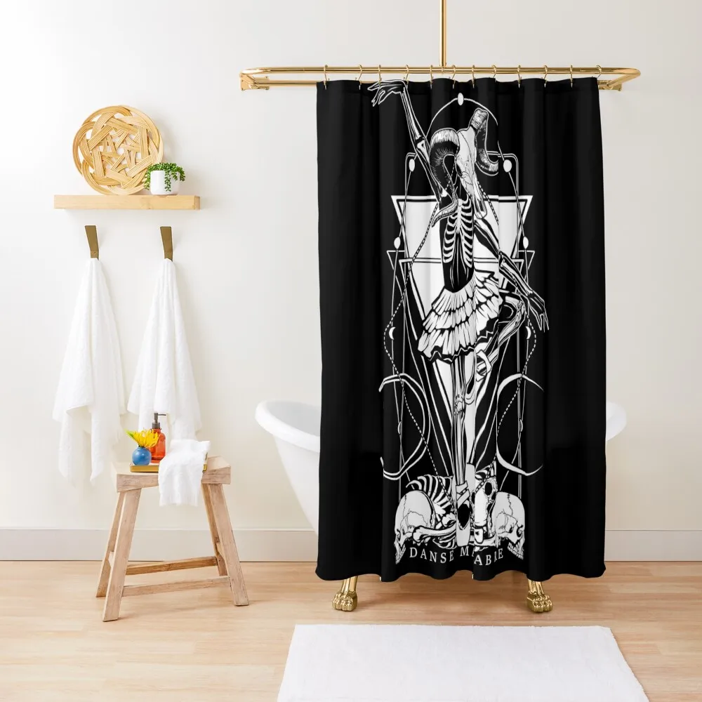 

Danse Macabre Shower Curtain Window Accessories For Shower And Services Luxury Bathroom Shower Bathroom Accessories Curtain