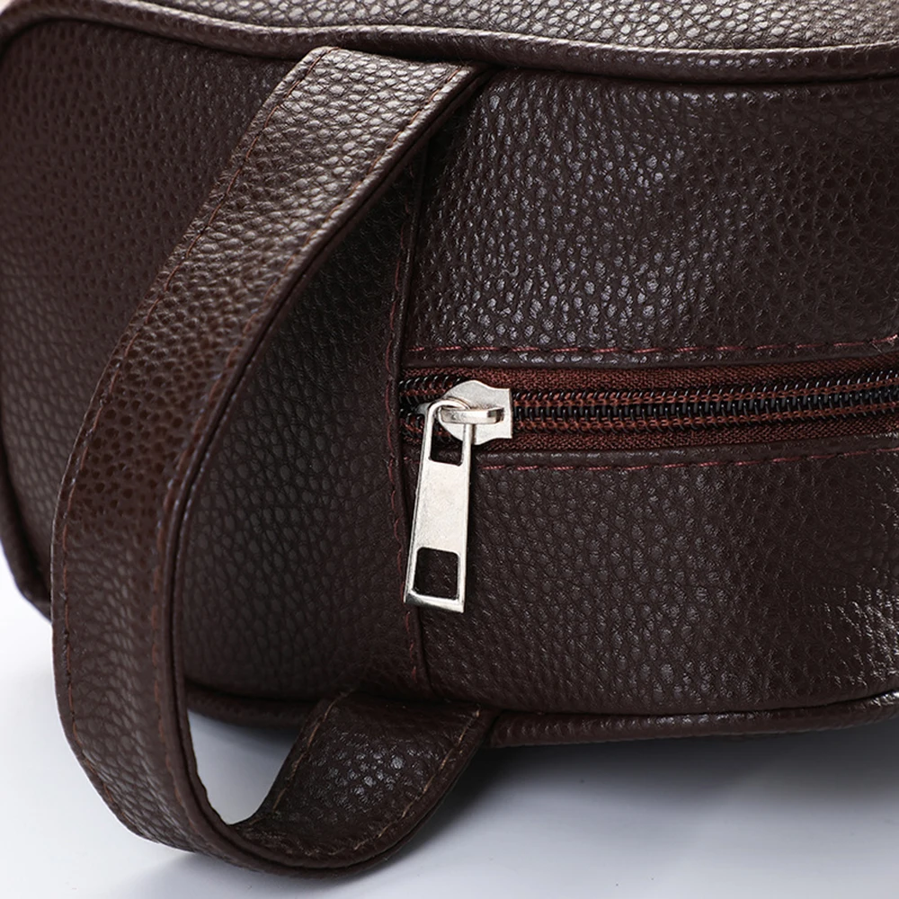 Reise-Kosmetiktasche mit individuellem Namen, großes Fassungsvermögen, gravierte Initialen, Geschäftsreise, tragbarer Kulturbeutel mit Reißverschluss, personalisierte Make-up-Tasche – Detail 7