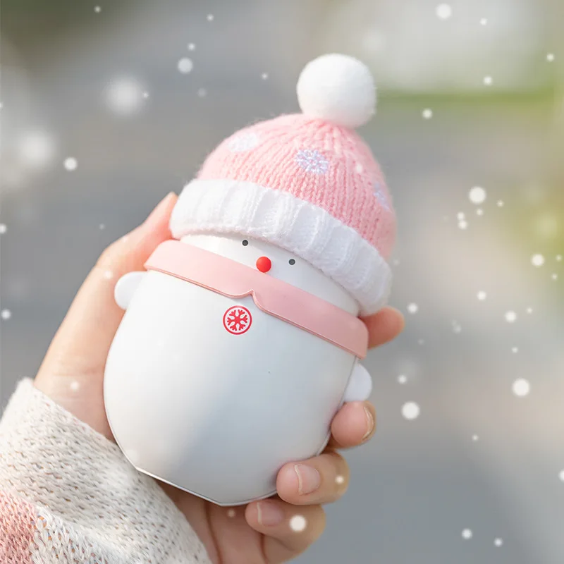 

Double-sided heating Snow Boa Snowman hand warmer Portable mobile power warm baby 2-in-1 10,000 Ma