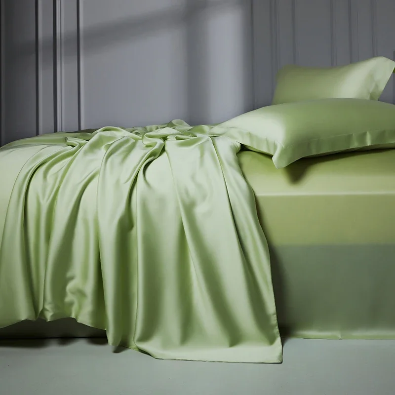 

2025 Exclusive Bed Sets - All-Cotton Long-Staple, 5A Grade, High Thread Count, Solid Color, King Size 1.8m Bed