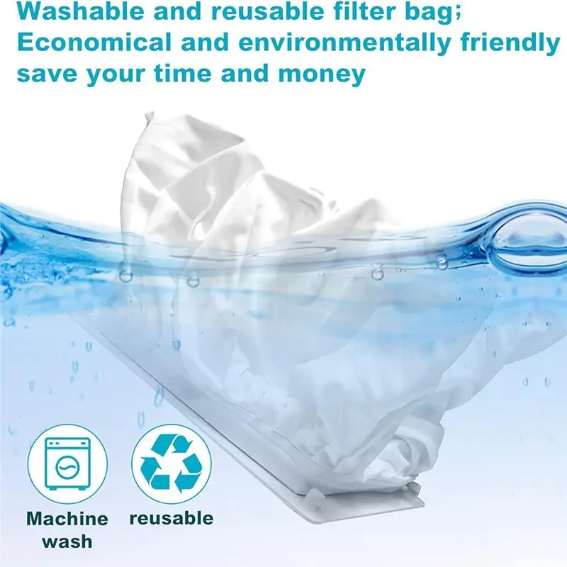 AS60-For Dolphin Robotic Pool Cleaner Replacement Filter Bag 99954307-R1 Fits DX3 DX4 M3& Other Models
