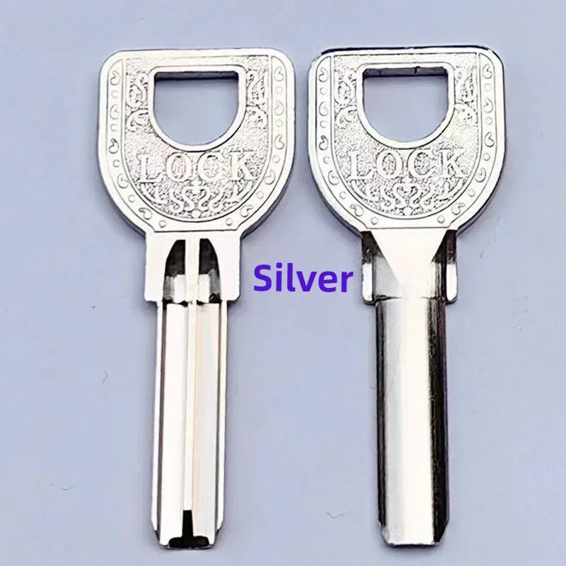 10PC Suitable for LOCK Narrow Round Key Embryo U-shaped Lock Single Row Crescent Pure Copper Key Embryo