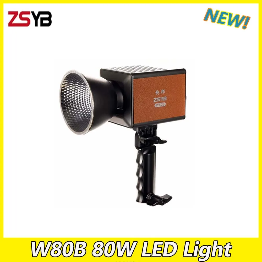 

ZSYB W80B LED Light 2700K-6500K led 80w Professional iluminador led para video para fotografia For Outdoor Shooting