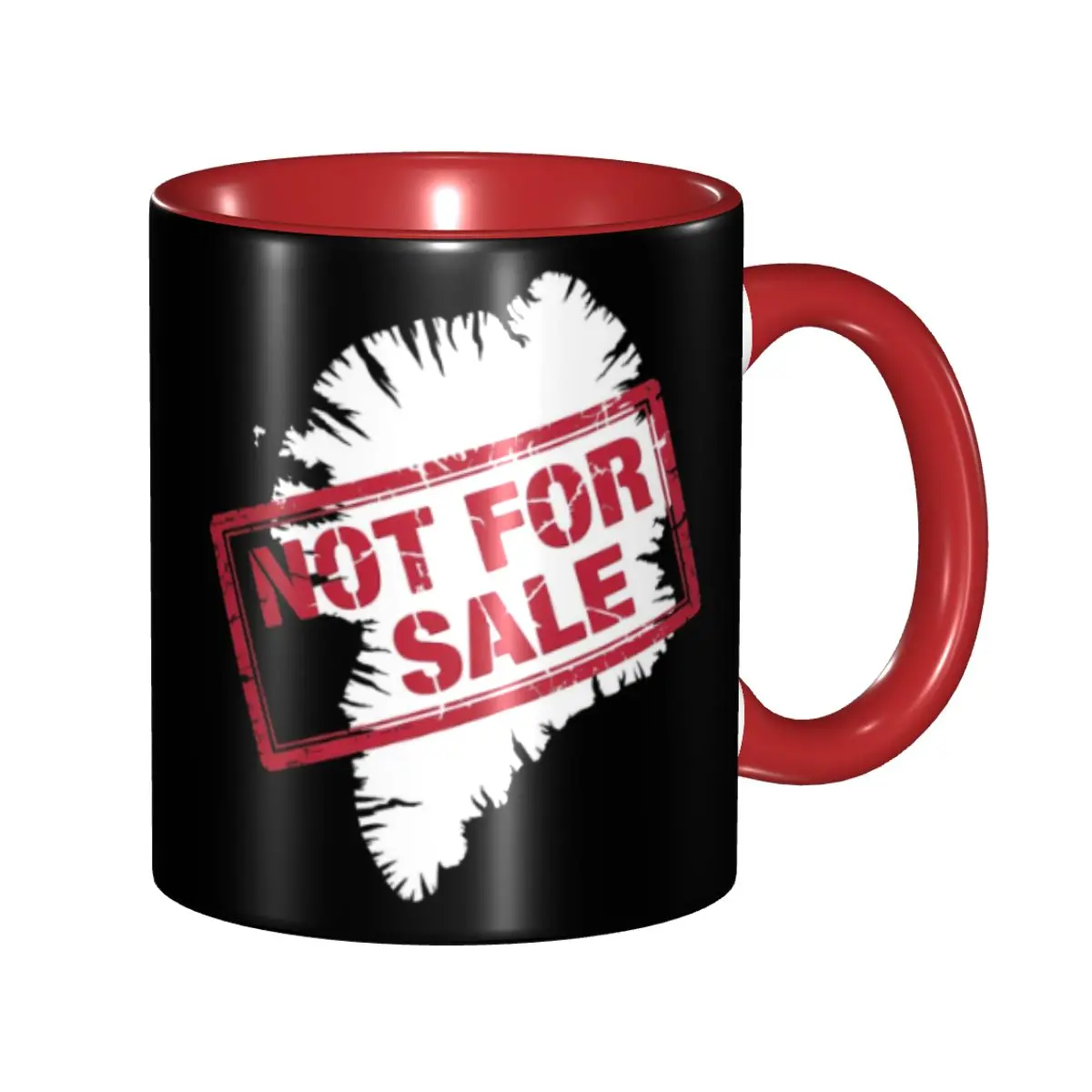 

Hands Off Greenland Is Not For Sale MGGA Coffee Mugs Fun Cup For Bedroom