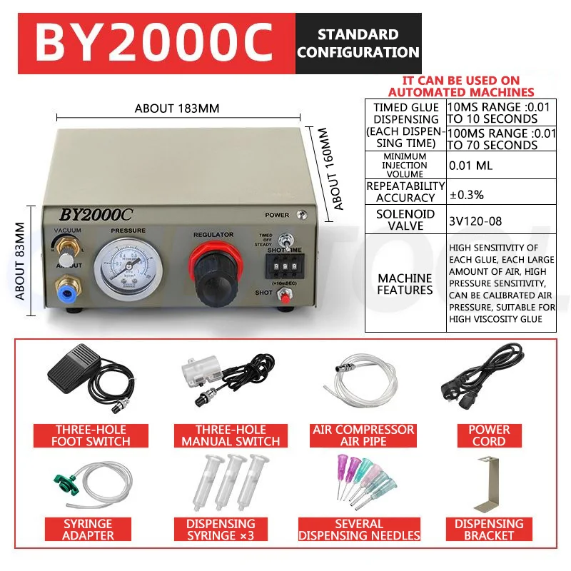 

Автоматический клей эпоксидная смола дозировщик Пайка паста жидкость контроллер дозировочная машина клей дозировщик пневматический дозировочный контроллер для затвердилого покрывающего агента AB клей/химический реагент