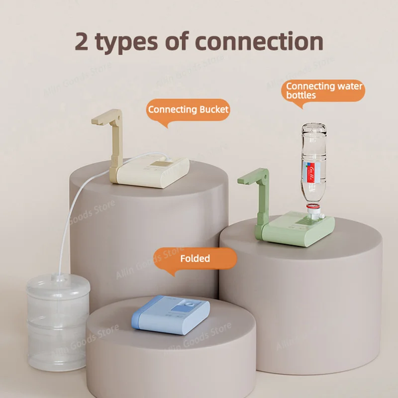 3S Instant Hot Water Heating Dispenser Portable Folding Travel Desktop Heater Pump Gallon Drinking Bottle Boiler Electric Kettle