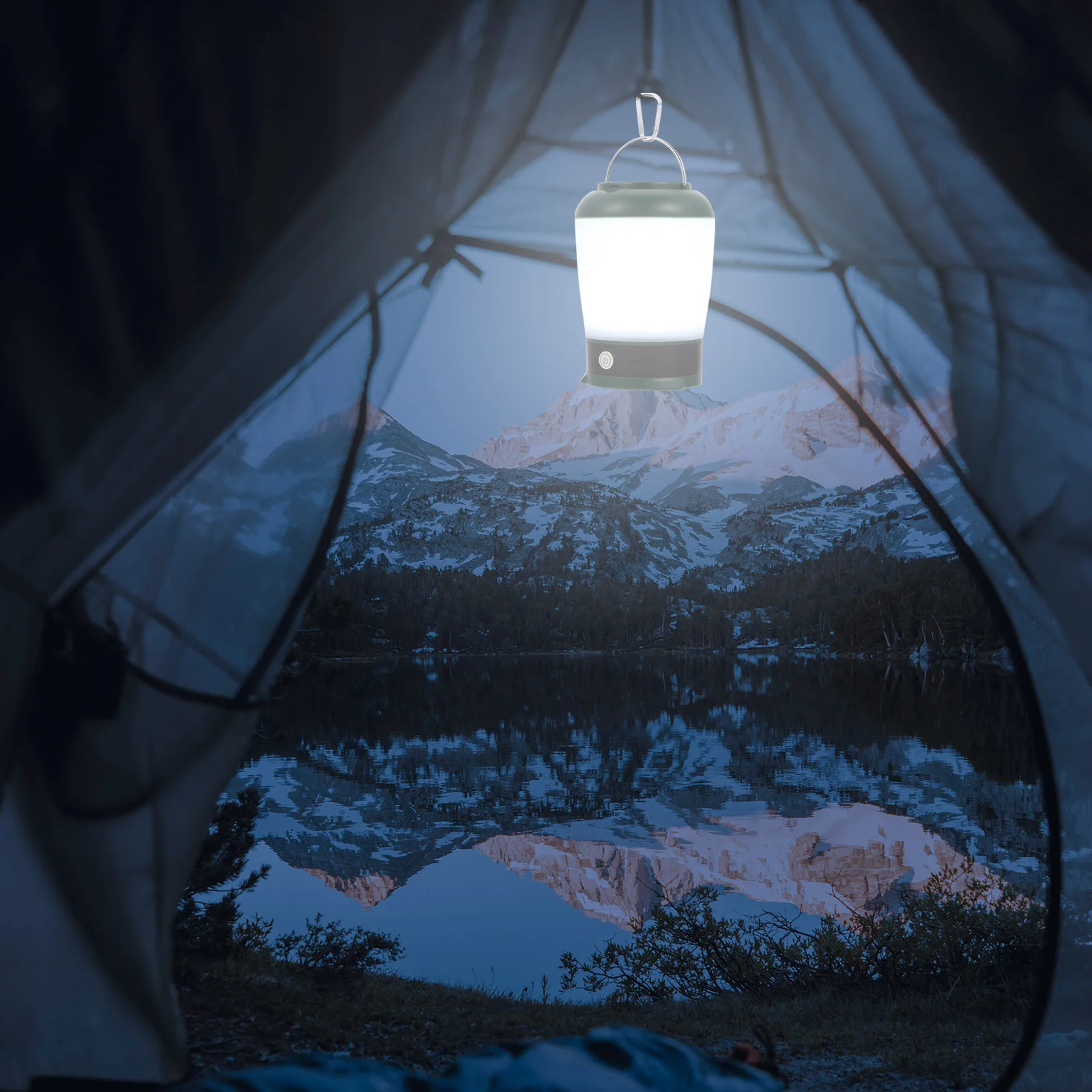 

1Set Emergency Camping Light Waterproof Rechargeable LED Bulb Multi-Gear Dimming for Outdoor Yard Tent Lantern Bright Lamp