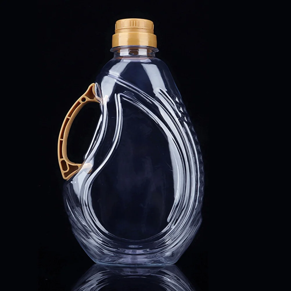 

2 pcs 1.8L Plastic Bottle Pet Material Leak-Proof Container For Kitchen Vinegar Soy Sauce Storage Oil Pot Serrated Outlet