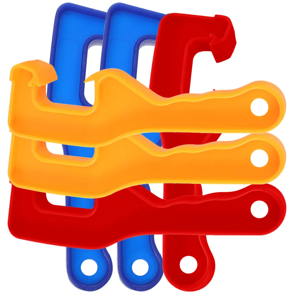 

6pcs Bucket Opener Tool Paint Oil Gallon Barrel Lid Lifter Durable Plastic Container Opener Diy Professional Use