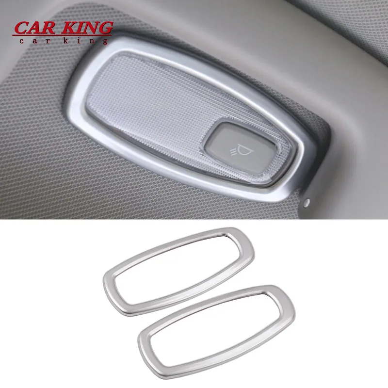 

For KIA Sportage 4 QL KX5 2016 2017 2018 Interior Accessories Car rear reading Lampshade Cover Trims ABS Matte auto styling 2pcs