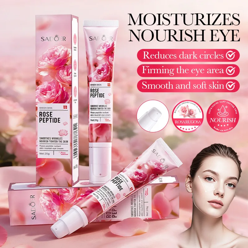 

Полипептидный крем для кожи вокруг глаз с экстрактом розы, увлажняющая эссенция, увлажняющий крем для лица, уход за кожей для мужчин и женщин