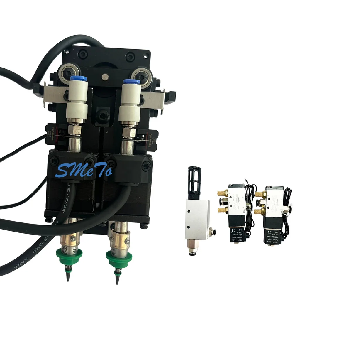 SMT-Doppelkopf-Montiermaschine, Drehgelenk, JUKI 28 Schrittmotor, Vakuum-Kit für DIY PNP SMT Pick-and-Place-Maschine – Detail 6