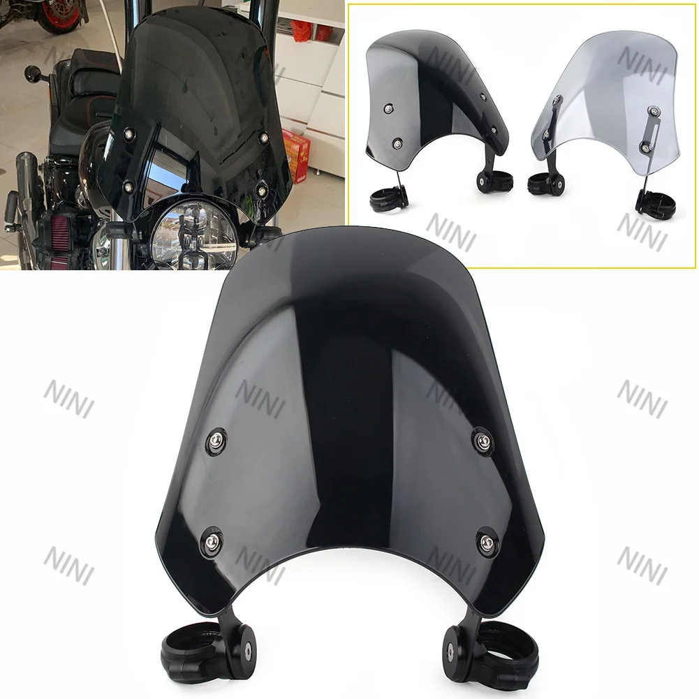 

Мотоцикл для Harley Dyna Softail XSR900 2016 2017 2018 2019, ABS пластик, защитные чехлы для лобового стекла, дефлектор