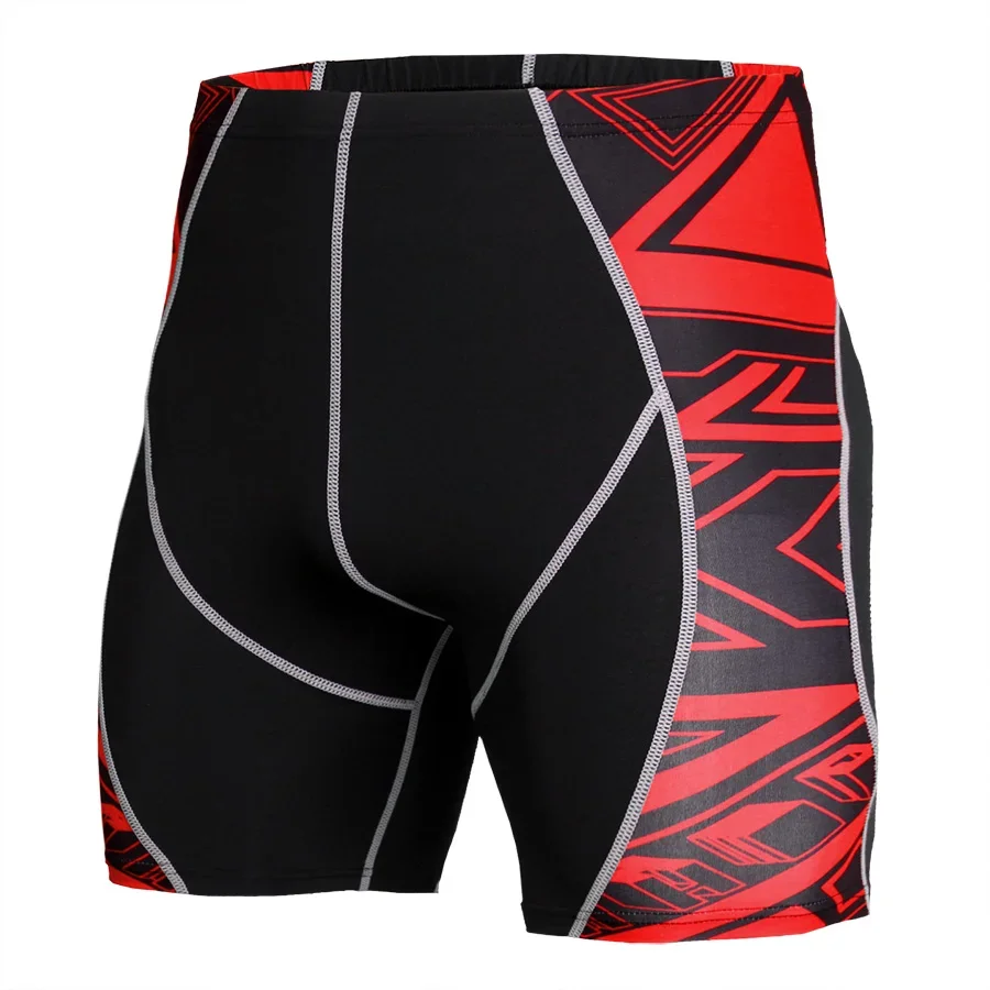 MMA Compression Shorts Running Tights Mens Gym Leggings Croosfit Sportswear Workout Training Bottoms Jogging Fitness Short Pants