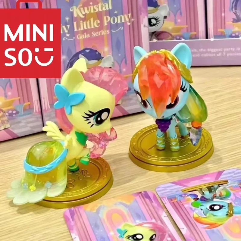 Blind Box Kwistal My Little Pony Into The Gala Series Collect Model Cute My Little Pony Figure Mystery Box Cartoon Decor Toys