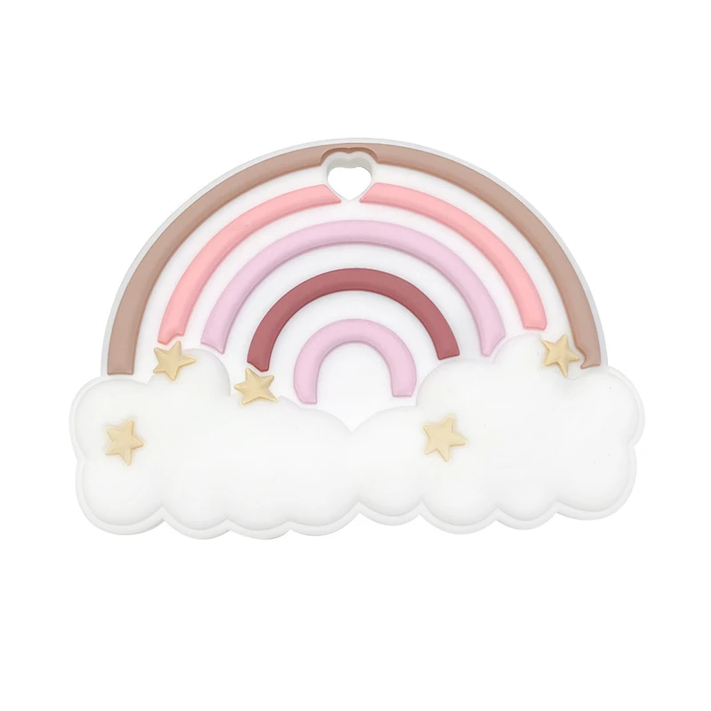 1pcs Silicone Cartoon Elephant Fox Octopus Teether Gifts Pacifier Chain Making DIY Nipple Chain Accessories