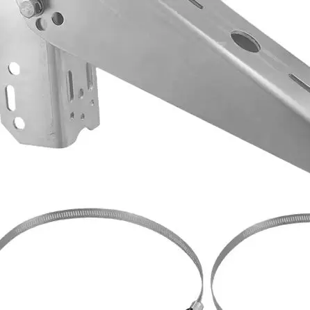 High Quality PV Bracket With Stainless Steel Screws 30° Photovoltaic Bracket DIY Easy Installation Panel Pole Mount