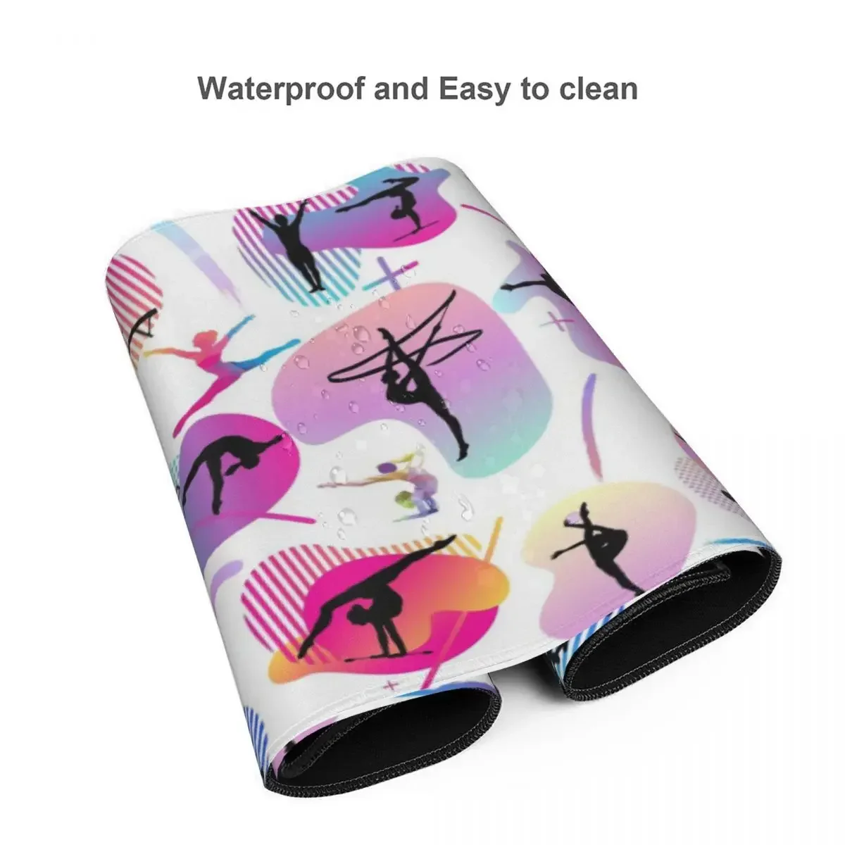 Ginástica impressão grande mouse pad teclado do computador mouse tapete gamer computador portátil tapete de mesa acessórios de escritório tapetes de mesa