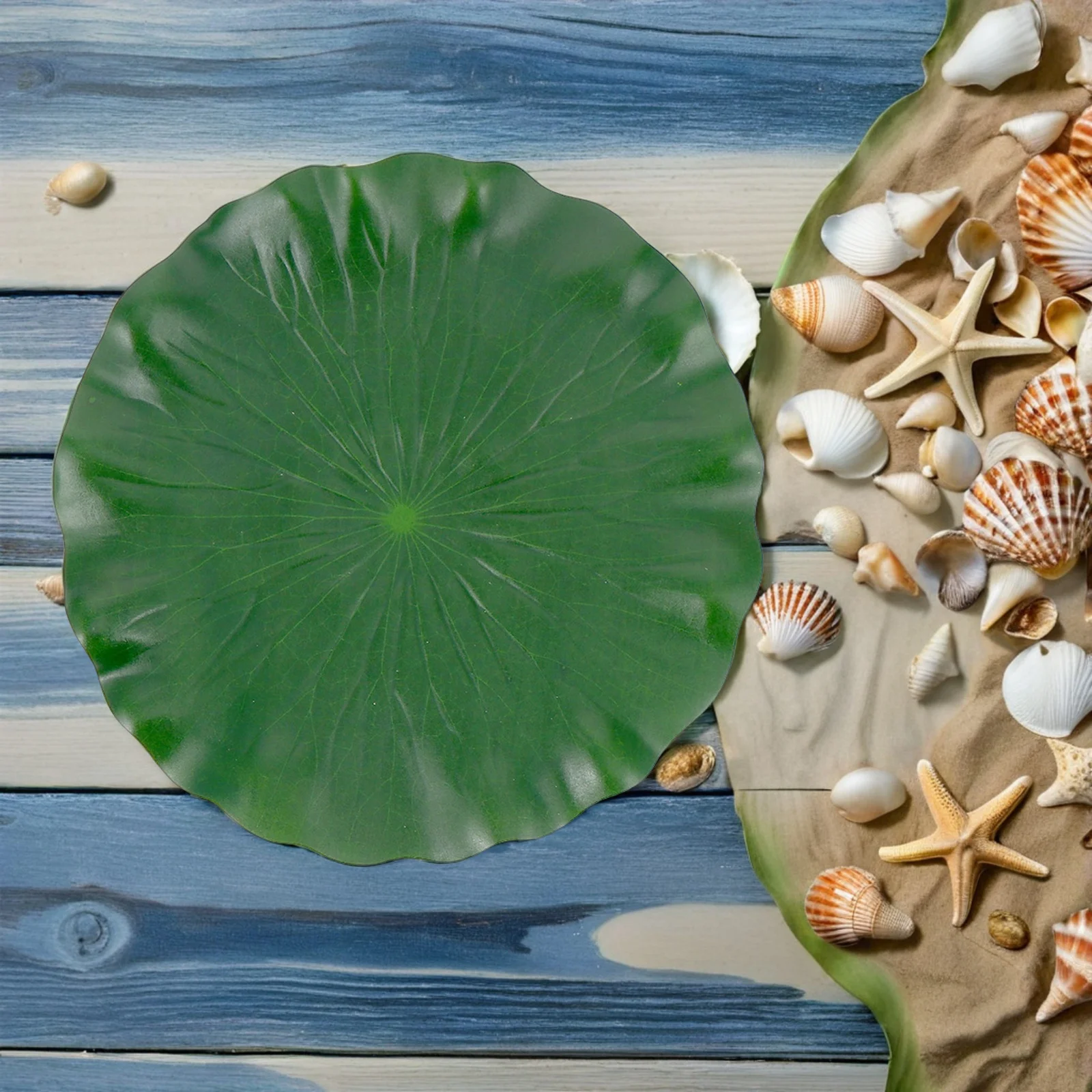 

1pc EVA Waterproof Floating Leaves for Fishpond Aquarium Fountain Garden Decor Realistic Lotus Leaf Durable Pond Party