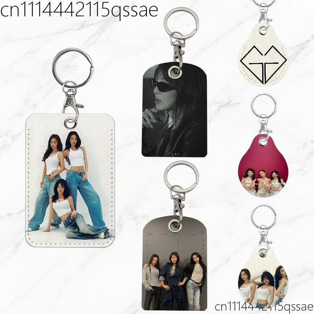 FOR Girls Generation Skibidi For AirTag Case Card Sleeve Holder ID Credit Bank Access Keychain For Air Tag Shell