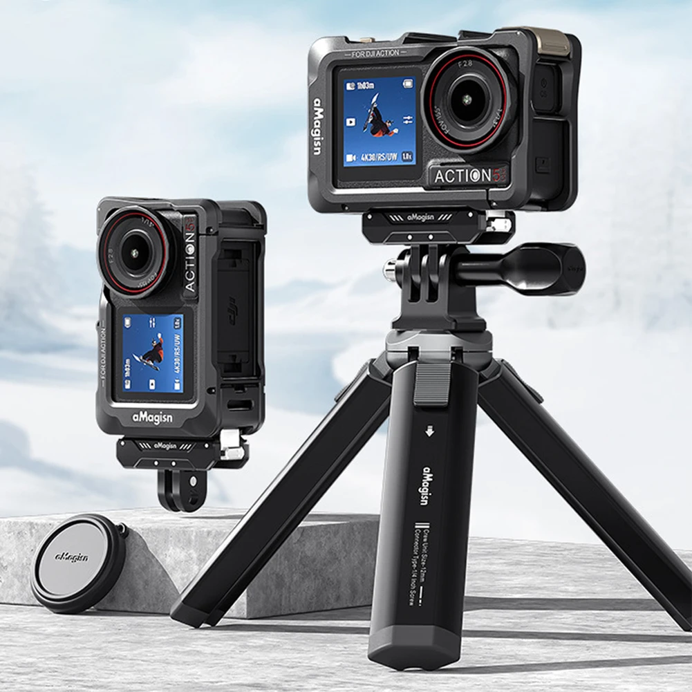 

Protective Frame Quick Release Metal Cage Protective Frame Housing Cage Expansion Bracket for DJI Action 5 Pro/4/3 Accessories