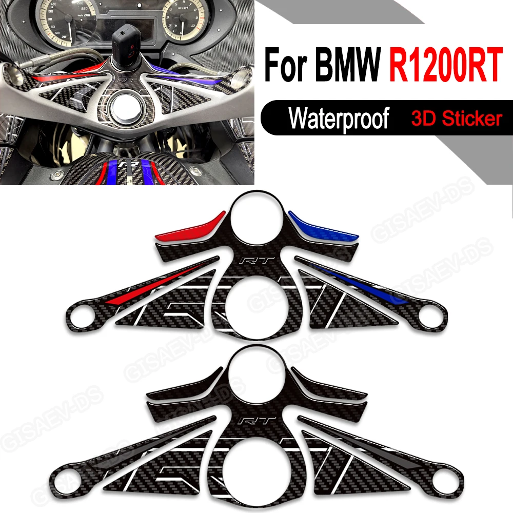 For R1200RT Motorcycle Fuel Tank Pad Sticker Moto 3D Decals R1200 RT R 1200 Fairing Fender Mudguard Trunk Luggage Cases Decals