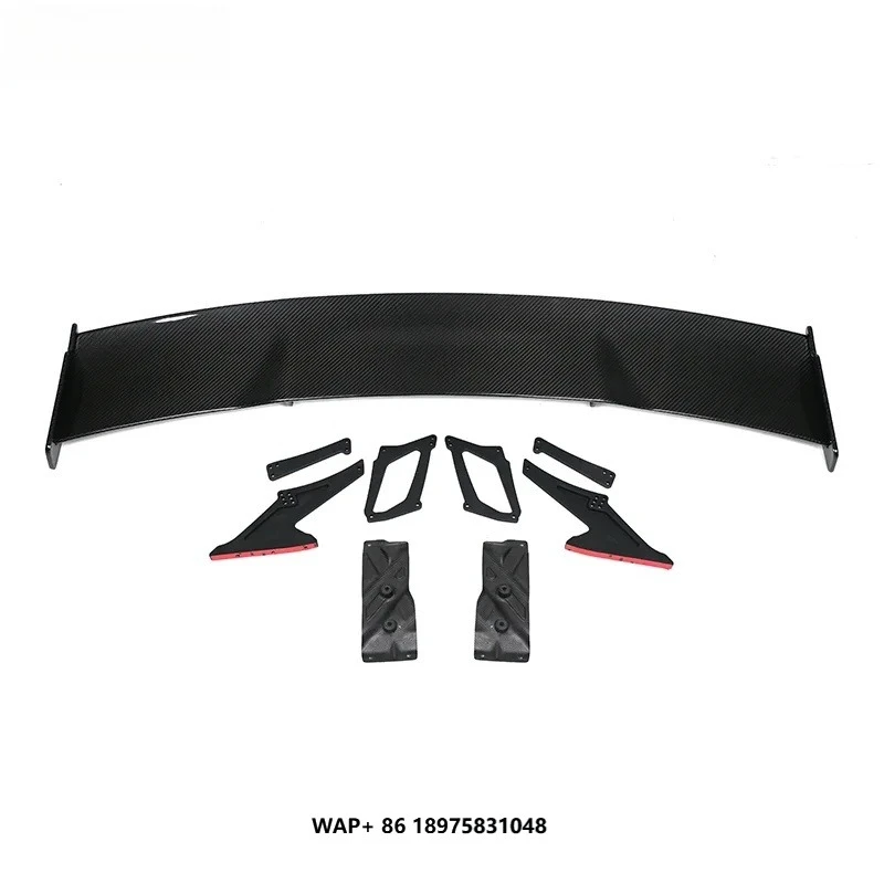 

3D Style Rear Spoiler Dry Carbon Fiber Fixed Wing Spoiler Car Modification Decoration Automotive Spoiler for M3 M4 G80 G82