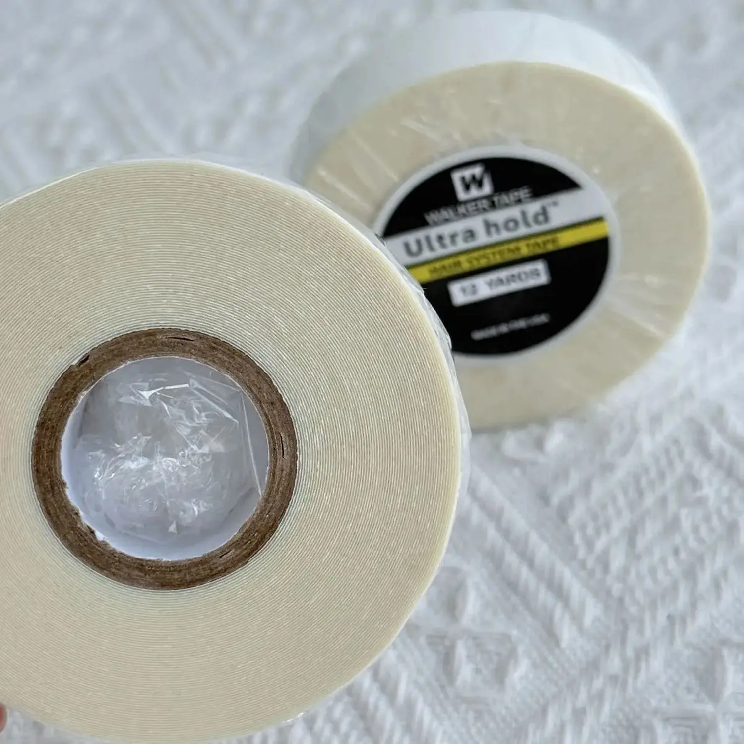 1 рулон, 12 ярдов, 2/1/0,8 см, белая ультрафиксирующая поддержка, двухсторонняя водонепроницаемая клейкая лента для наращивания волос/парик/кружевной парик