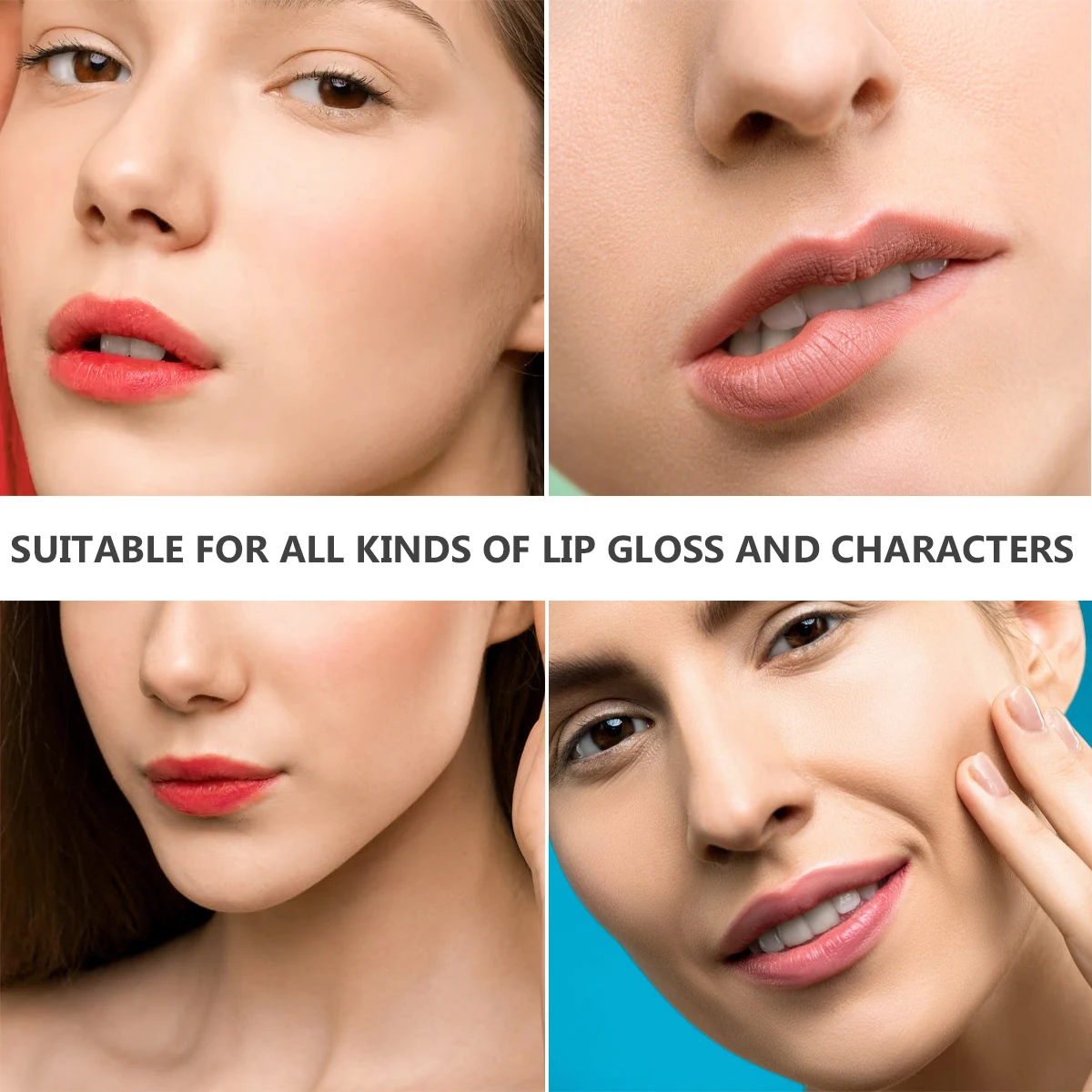 

10pcs Lip Gloss Tubes Empty Small Makeup Bottles Travel Size Durable Light Weight for Lip Oil Dye Liquid Stain for Women