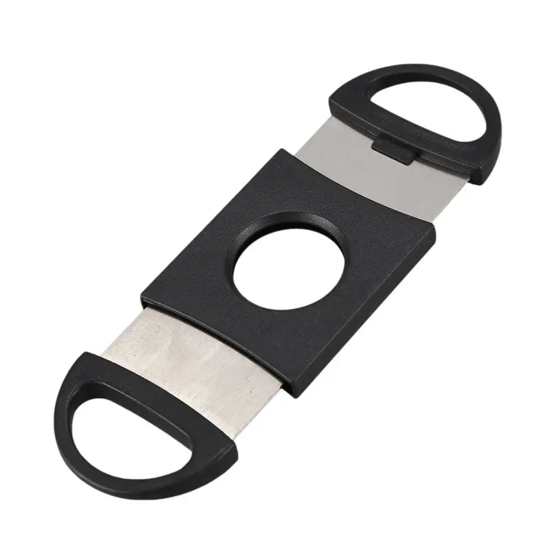 SEWS-5X Oval-Shaped Cigar Cutter, Double Cut Blade