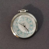 MERKUR Men Pocket Watch 42MM Manual Winding Mechanical Watches 50M Waterproof KM Glass M01D