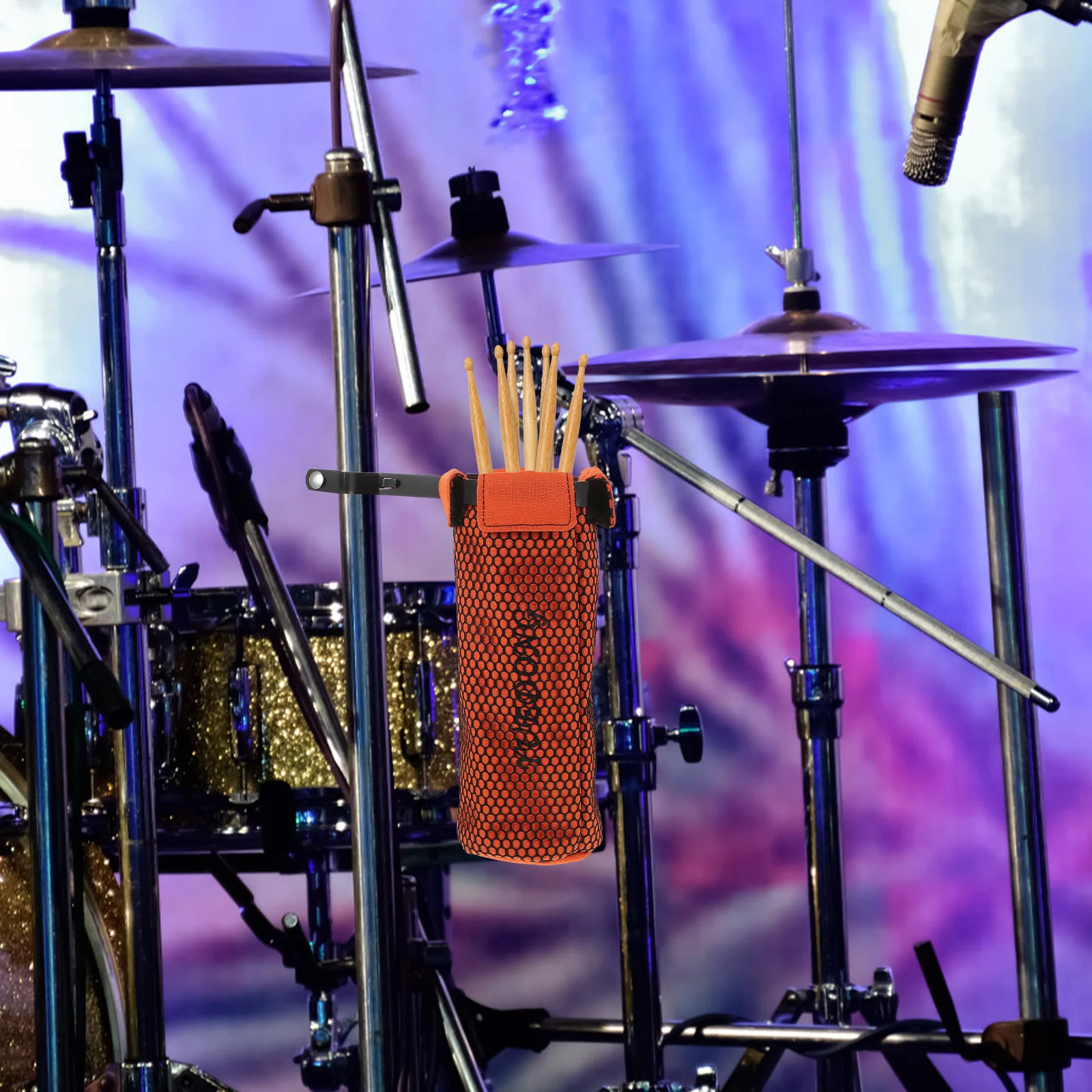 

Drum Stick Bag Drumstick Storage Sticks Holder Organizer Oxford Cloth Hanging Lightweight