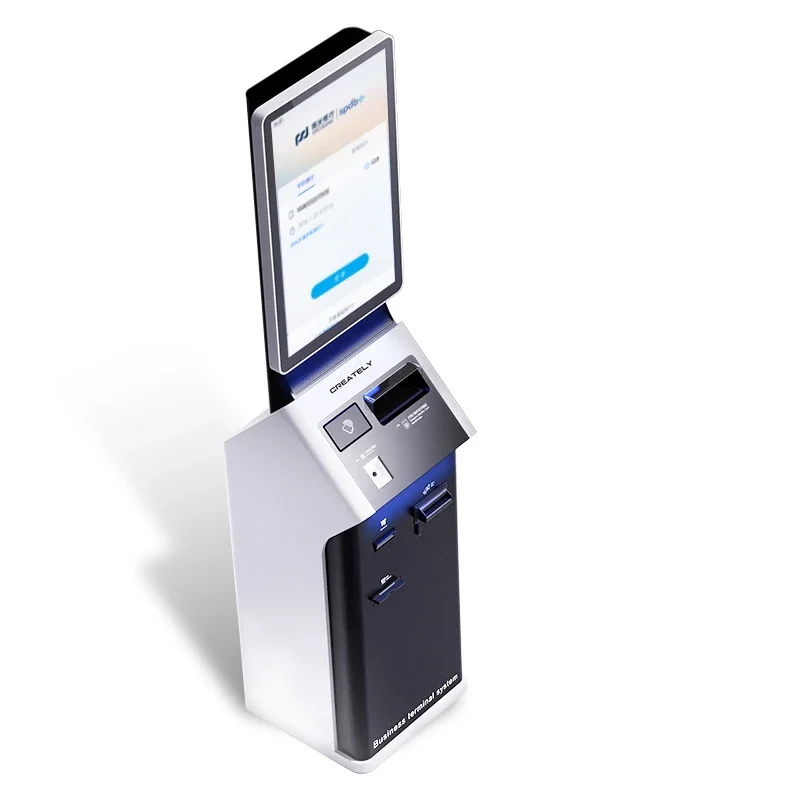 23 inch payment kiosk car wash kiosk service payment restaurant kiosk cash machine self checkout