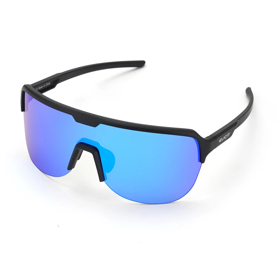 ELICIT Cycling Glasses Polarized MTB Road Bike Glasses UV400 Protection Sunglasses Ultra Light Sport Eyewear Equipment 3Lens Set