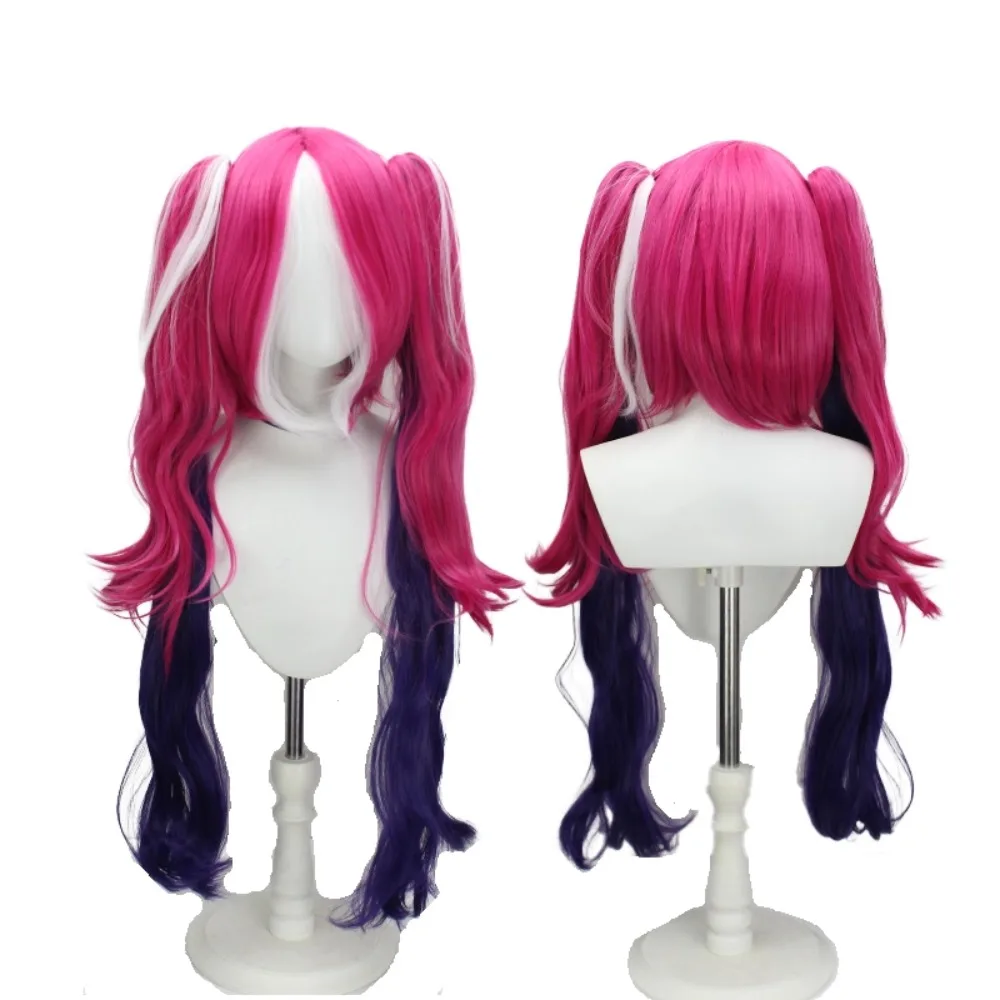 

Hazbin Velvette Twin Tails Realistic Cosplay Wig Anime Pink Hair