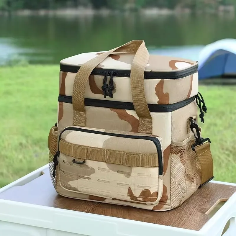 

Tactical Thermal Cooler Bag picnic cooler box camping lunch bag Outdoor Heavy Duty Lunch Boxs cooler backpack camping storage
