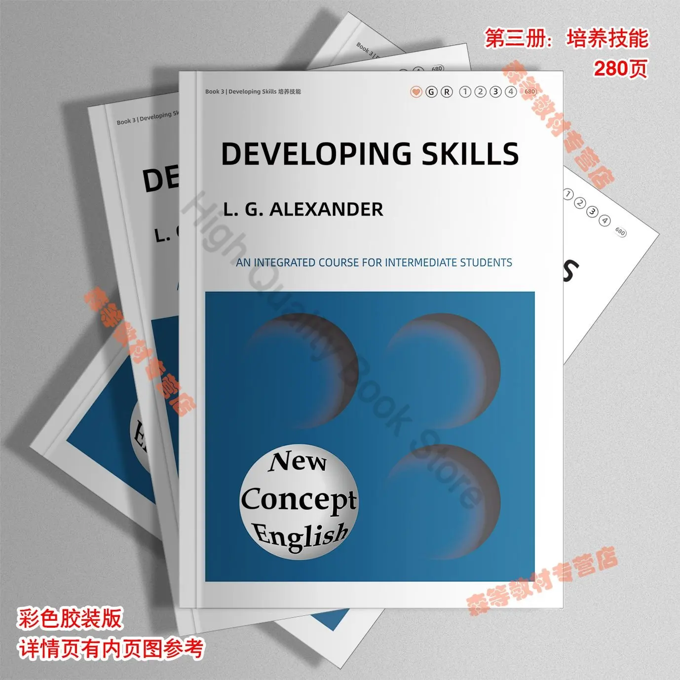 4 Books/Set New Concept English Fluent English Speaking Practice Learning