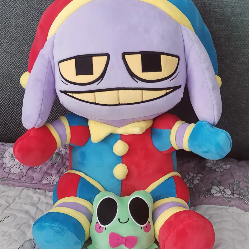 Genuine In Stock Magical Digital Circus Jax And Pomni Plush Dolls Peripheral Toys Desktop Decorations Cute Girl Birthday Gift