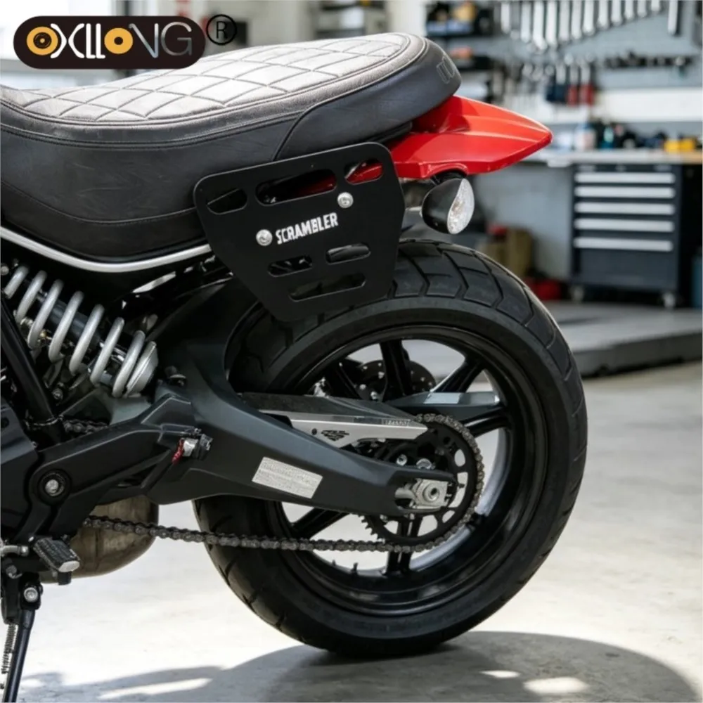 Motorcycle Side Rack Luggage For Ducati Scrambler 620 800 Urban Classic Enduro Sixty2 Icon Saddle Bags Mounting Brackets Holder