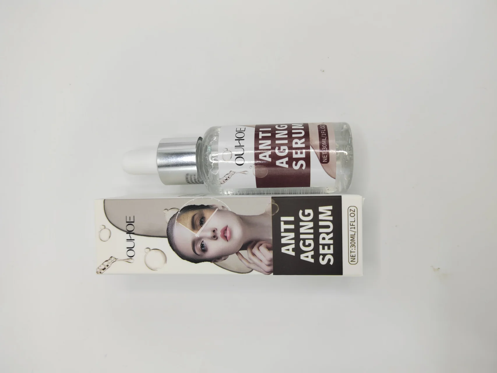 Anti-Aging Serum - 30ml/1 fl oz Facial Treatment with Hyaluronic Acid & Peptides, Wrinkle Reduction, Firming & Brightening