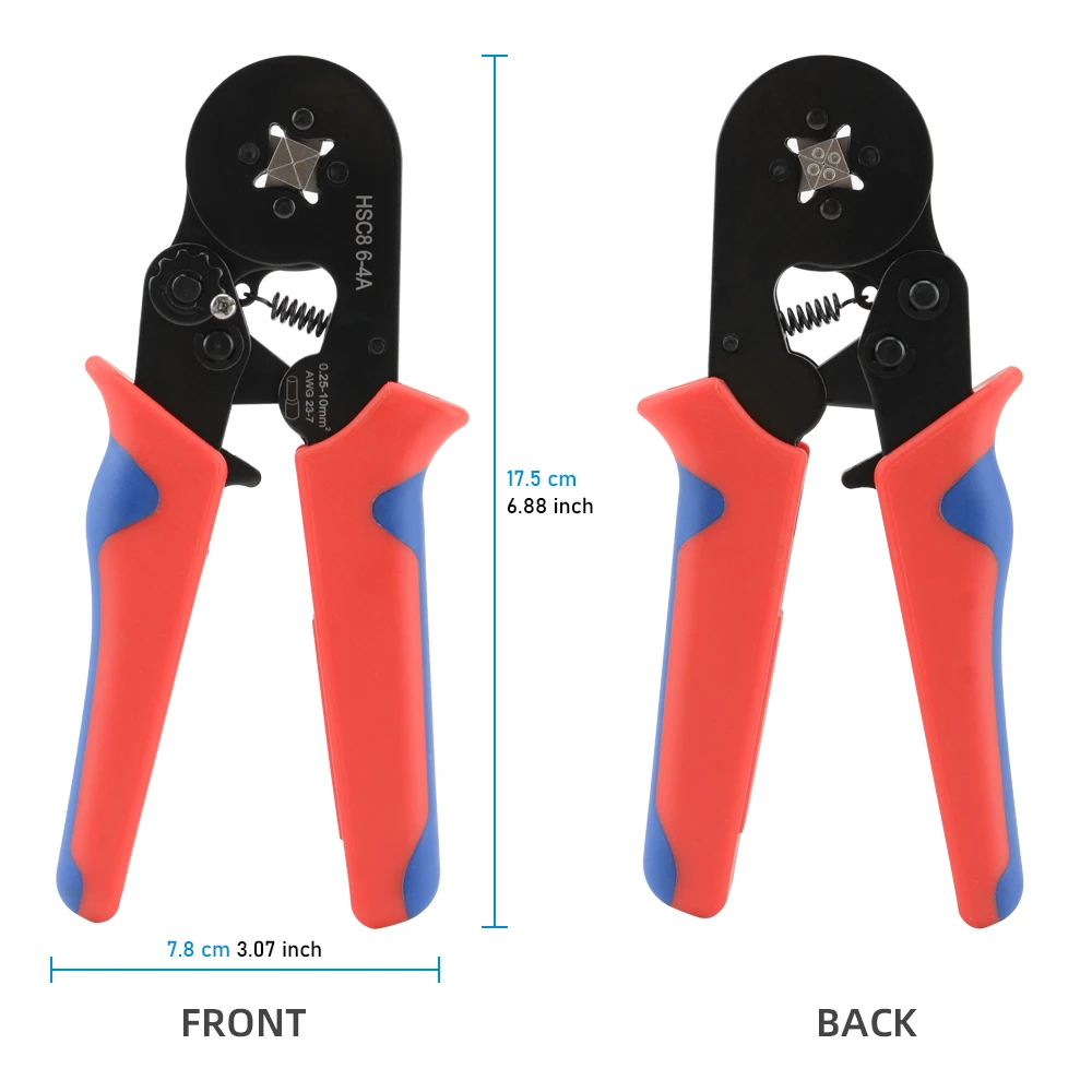 Household Electrical Kit With Box Ferrule Pliers Crimping Pliers HSC8 6-4A Tubular Terminal Crimper Wire Ferrule Crimper Tools image 2