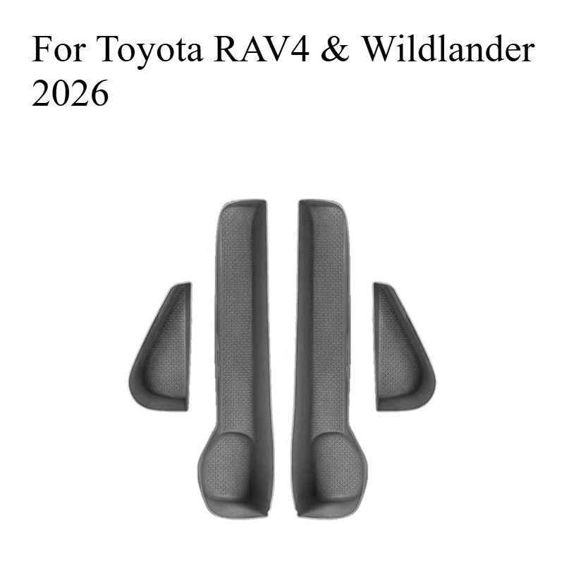 

For Toyota RAV4 & Wildlander 2026 Door Side Storage Box Silicone Front Rear Door Handle Organizer Tidying Car Accessories