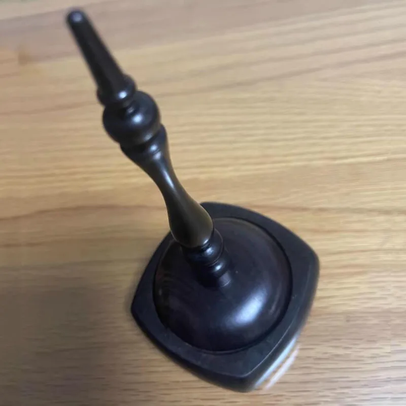 

Multi-functional Rotating Yarn Spool Micro Crochet Tool with African Blackwood Shaft for Crafting