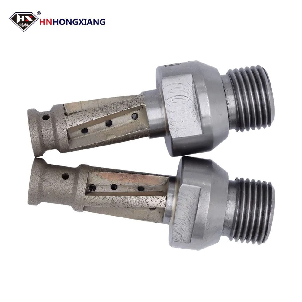 HNHONGXINAG เกลียว Shank Milling Integrated CNC เครื่องมือเครื่องตัดบดล้อสําหรับเครื่องกัดแก้ว