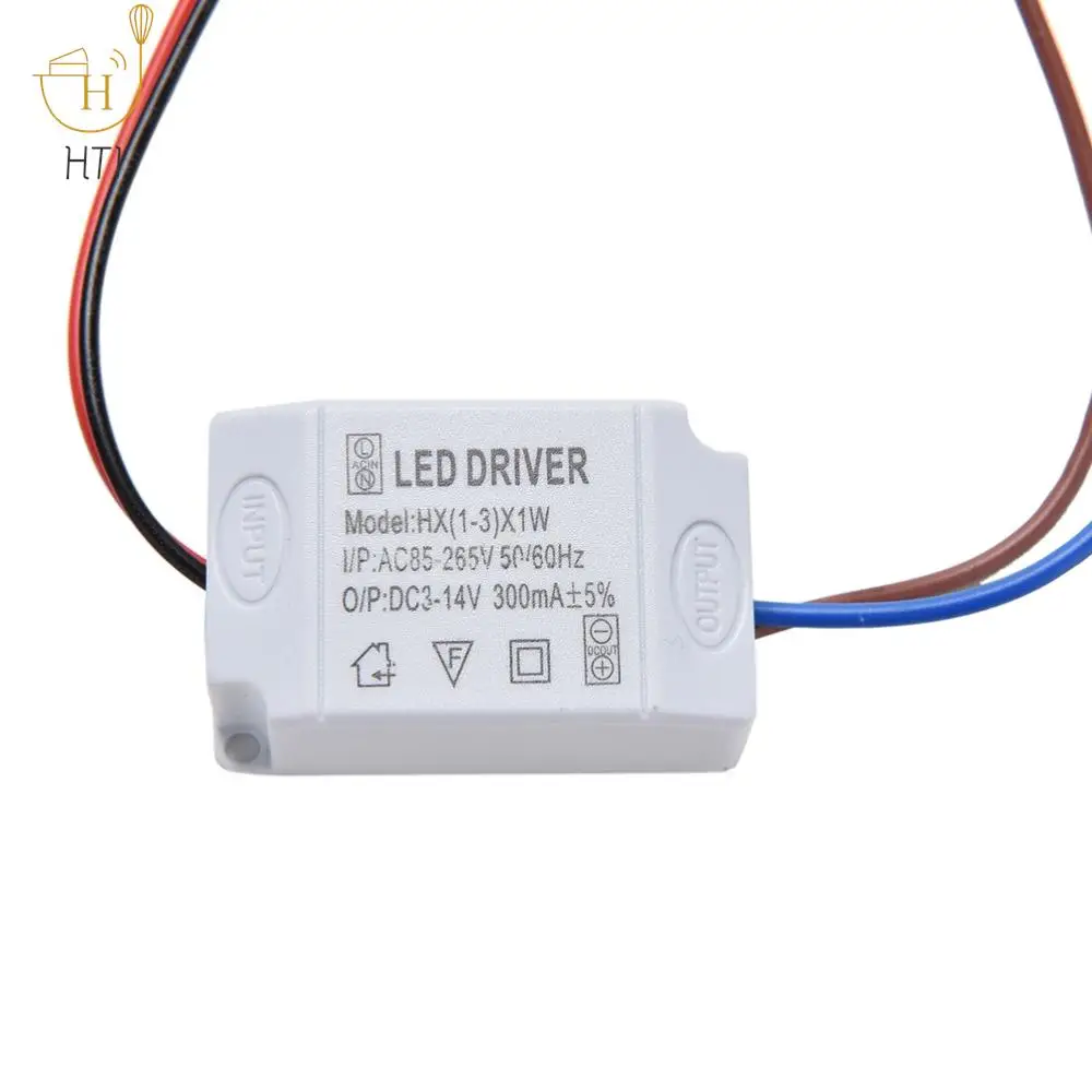 Transformer LED Power Supply Driver Electronic Adapter 3X1W Simple AC 85V-265V To DC 2V-12V 300mA LED Strip Driver