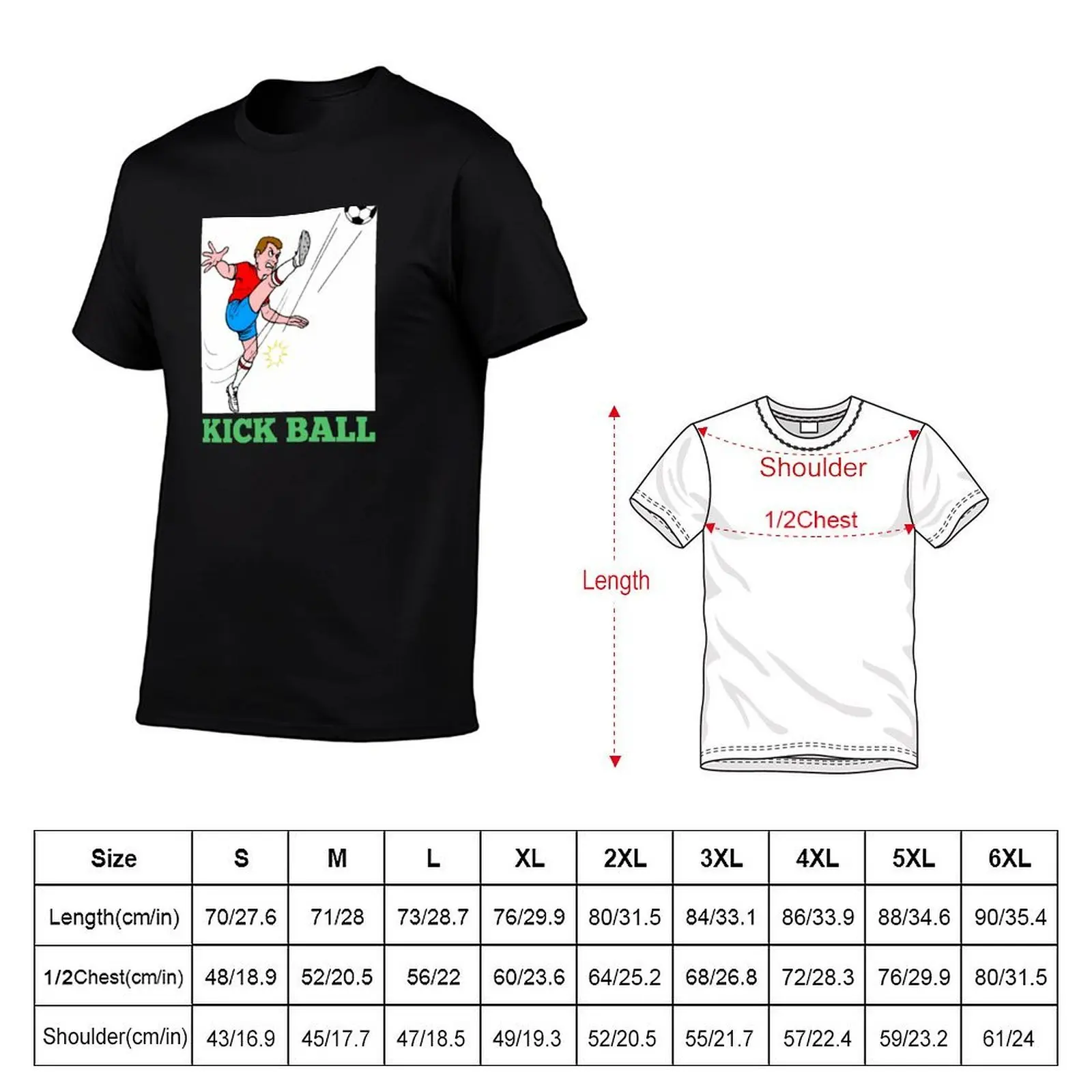 kick ball T-Shirt t shirts for man graphic tees man t shirt graphic T-Shirt