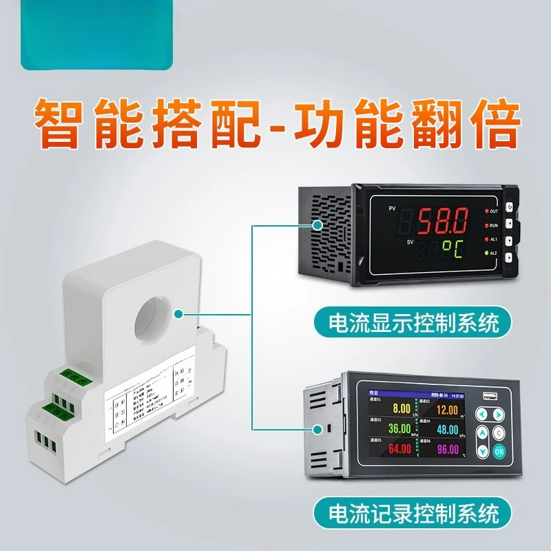 Current Transmitter Isolator 4-20mA Current Transmitter Module Three-Phase AC Voltage Sensor