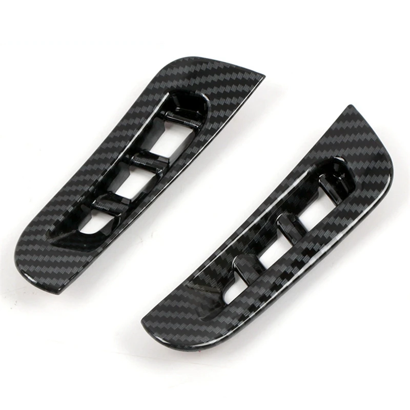 Car Carbon Fiber Front A Pillar Air Conditioner Vent Outlet Cover Trim For Dodge Durango 2011-2022 Kits